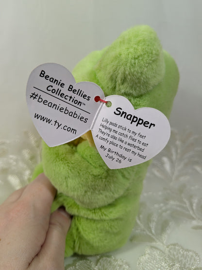 Ty Beanie Bellies - Snapper the Frog (8in) - Vintage Beanies Canada