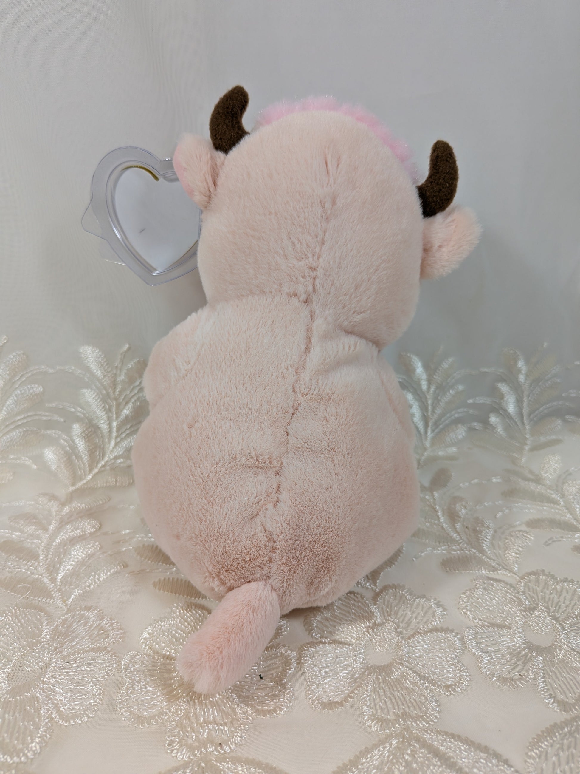 Ty Beanie Bellies - Sprinkles The Pink Cow (8in) - Vintage Beanies Canada