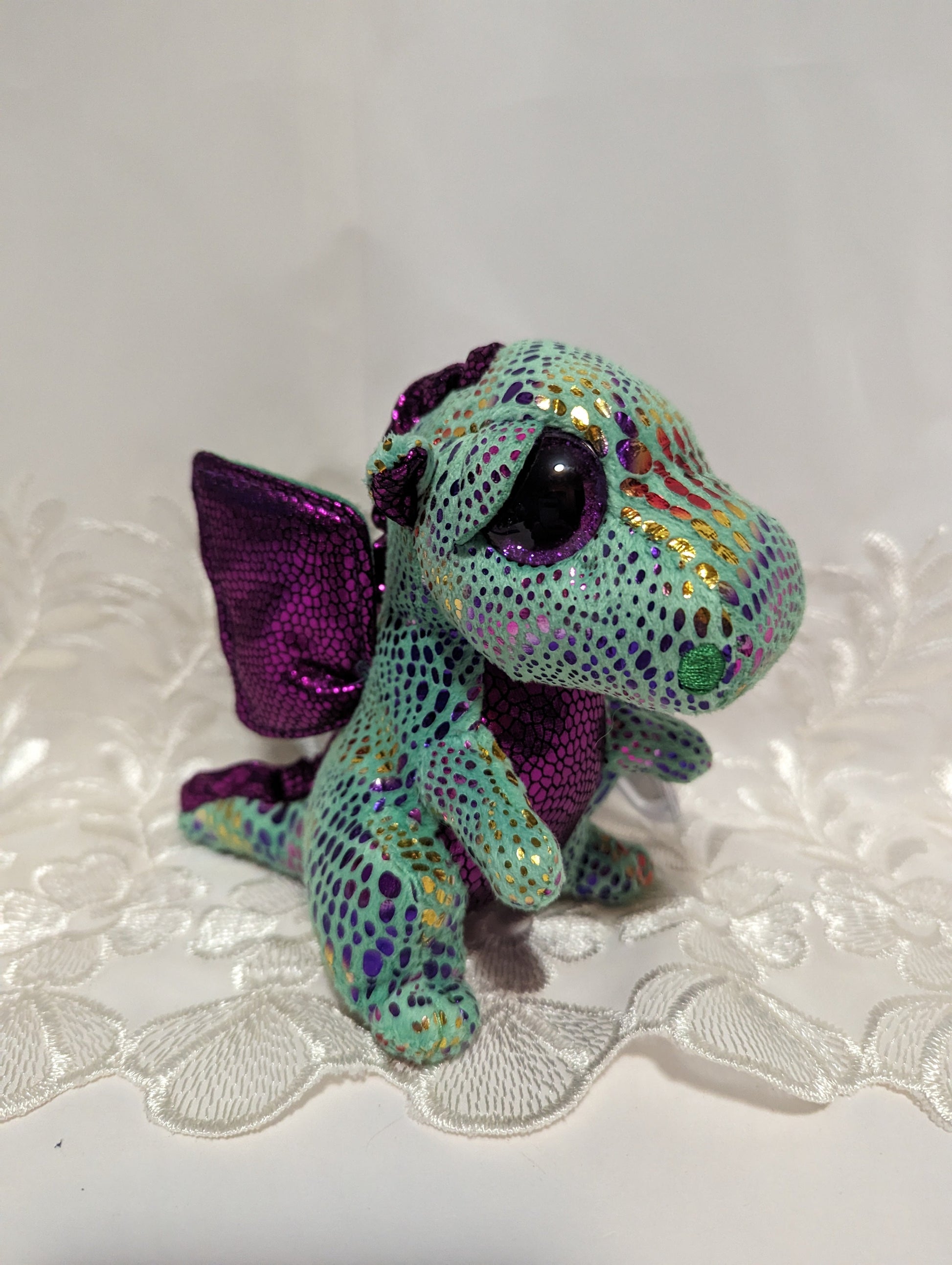 Ty Beanie Boo - Cinder The Dragon (6in) - Vintage Beanies Canada