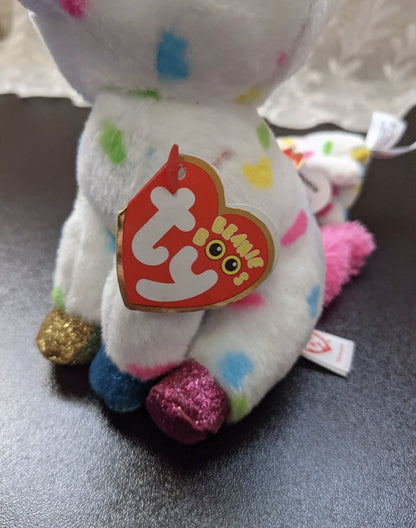 Ty Beanie Boo + Clip - Harmonie The Unicorn Lot (Sold As Set) - Vintage Beanies Canada