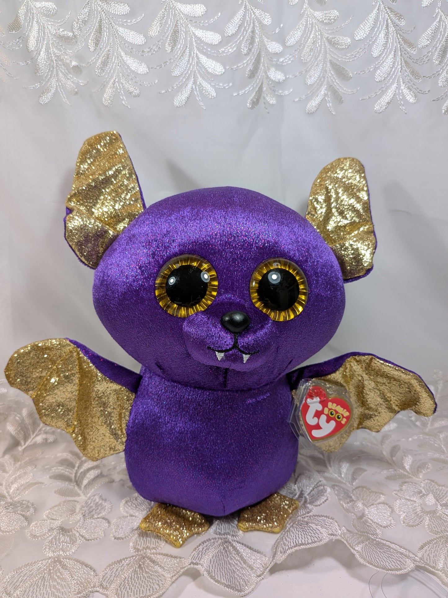 Ty Beanie Boo - Count The Purple Bat (9in) Near mint Tag - Vintage Beanies Canada
