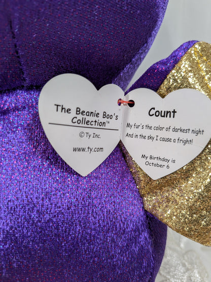 Ty Beanie Boo - Count The Purple Bat (9in) Near mint Tag - Vintage Beanies Canada
