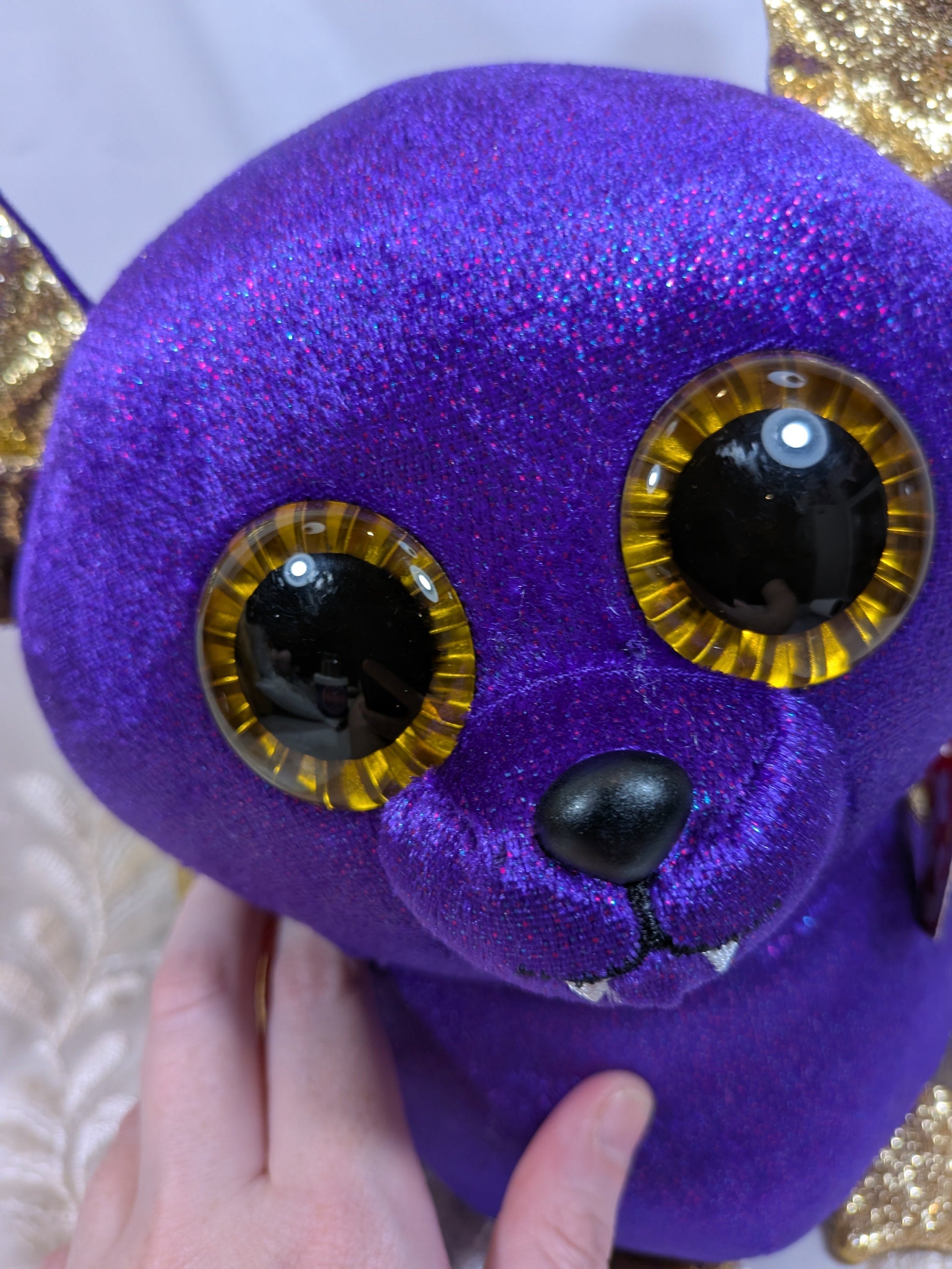 Ty Beanie Boo - Count The Purple Bat (9in) Near mint Tag - Vintage Beanies Canada