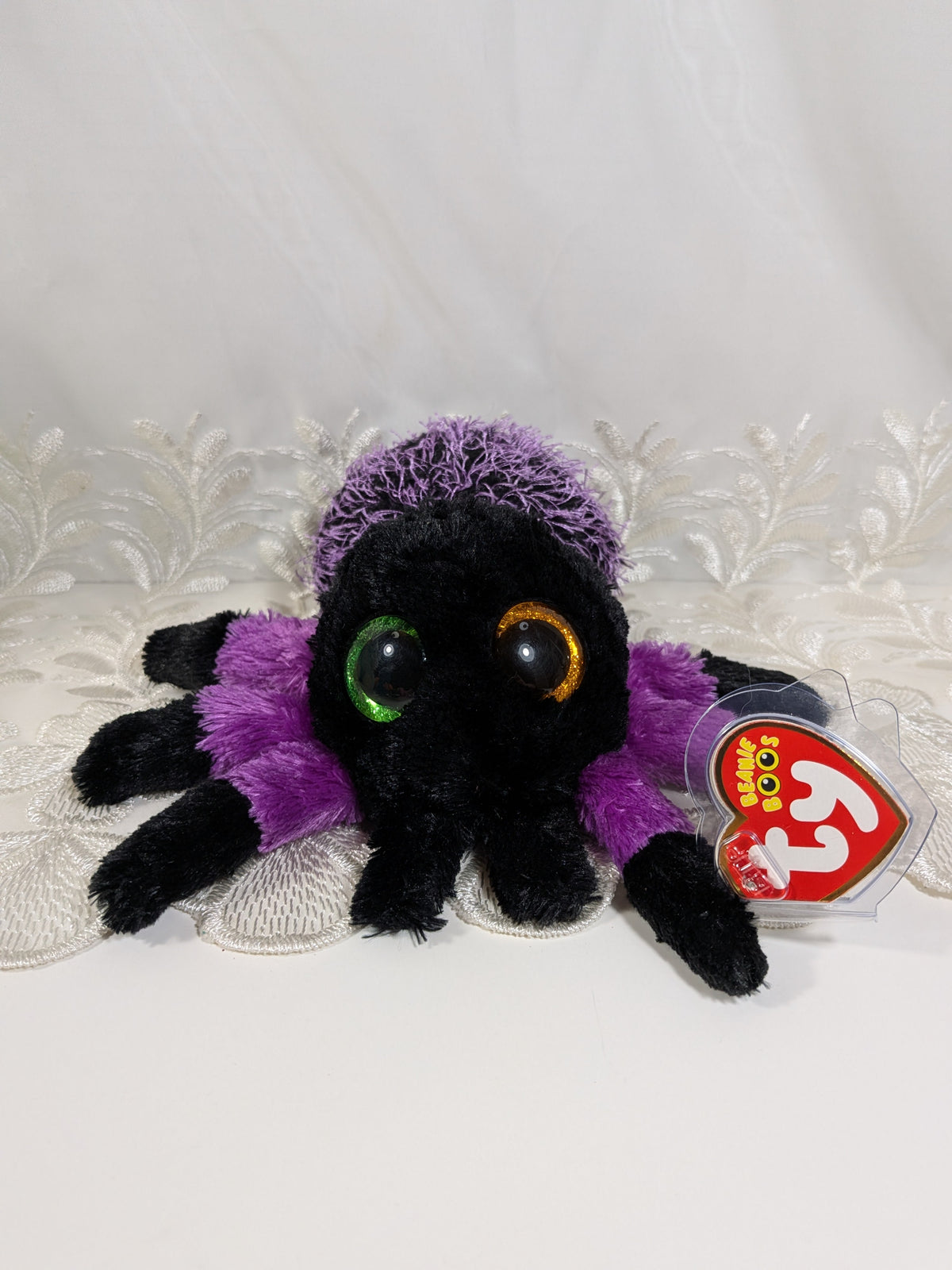 Ty Beanie Boo - Creeper The Spider (7in) - Vintage Beanies Canada