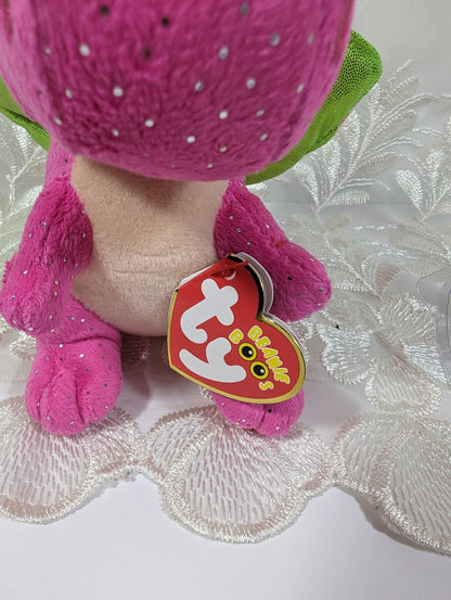 Ty Beanie Boo - Darla The Pink Dragon (6in) Creased Tag - Vintage Beanies Canada