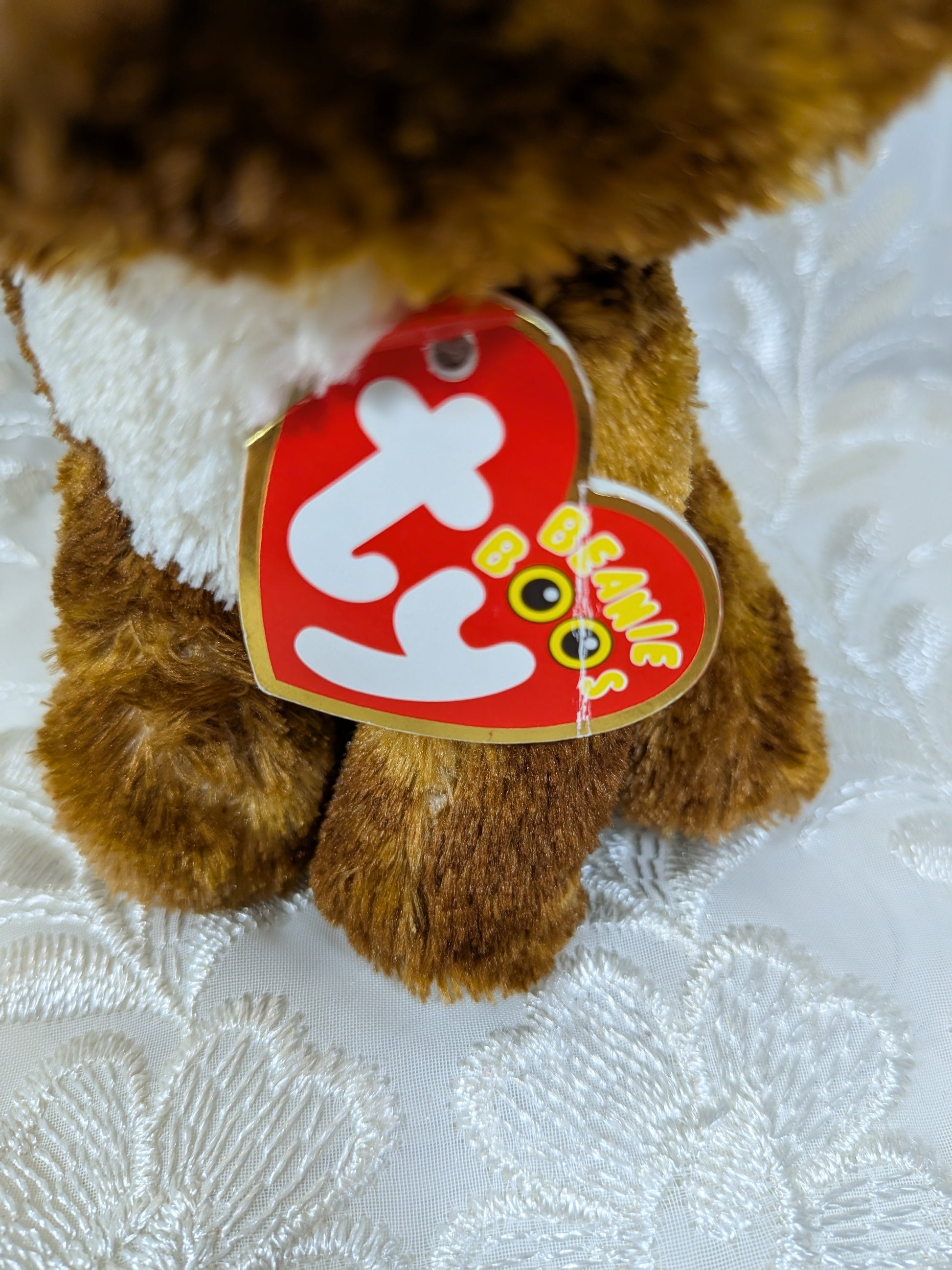 Ty Beanie Boo - Dexter the dog (6in) Non - mint Tag scuffed eyes - Vintage Beanies Canada