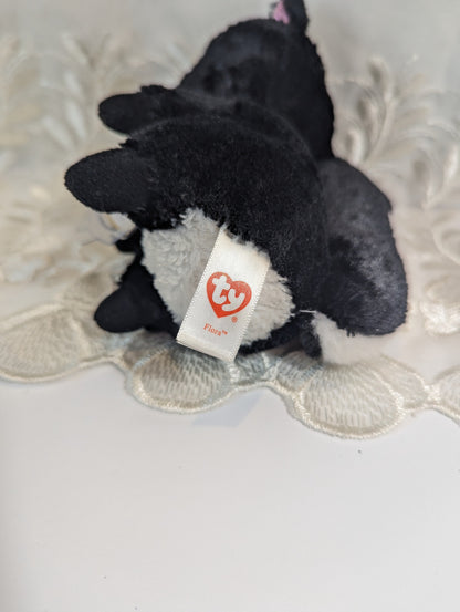 Ty Beanie Boo - Flora The Skunk (6in) Scuffed Eyes - Vintage Beanies Canada