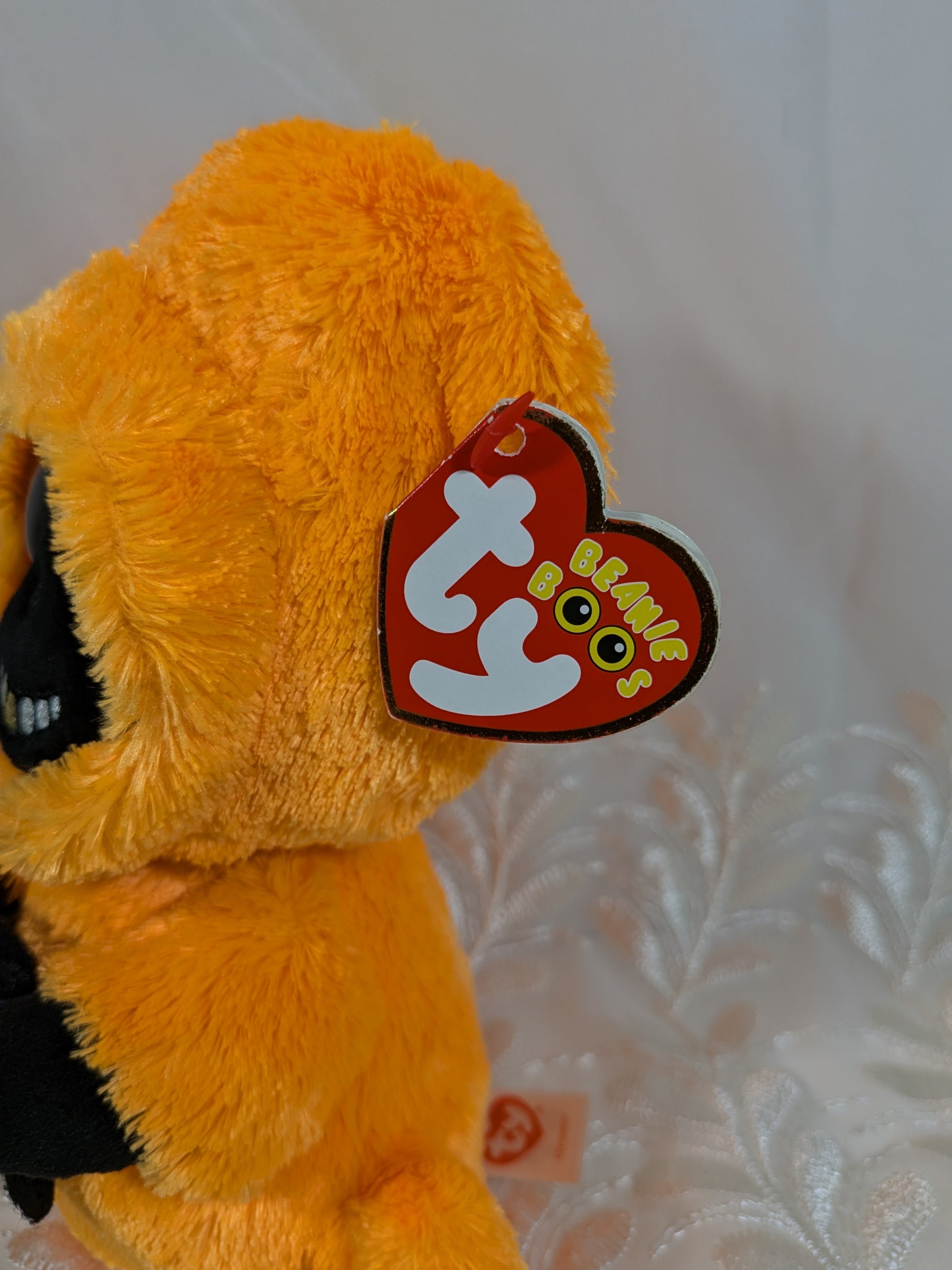 Ty Beanie Boo - Grinner The Orange Halloween Ghoul (6In) - Vintage Beanies Canada