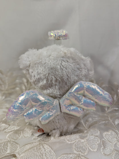 Ty Beanie Boo - Halo the Angel Bear (6in) *Rare* No tag, scuffed eyes - Vintage Beanies Canada