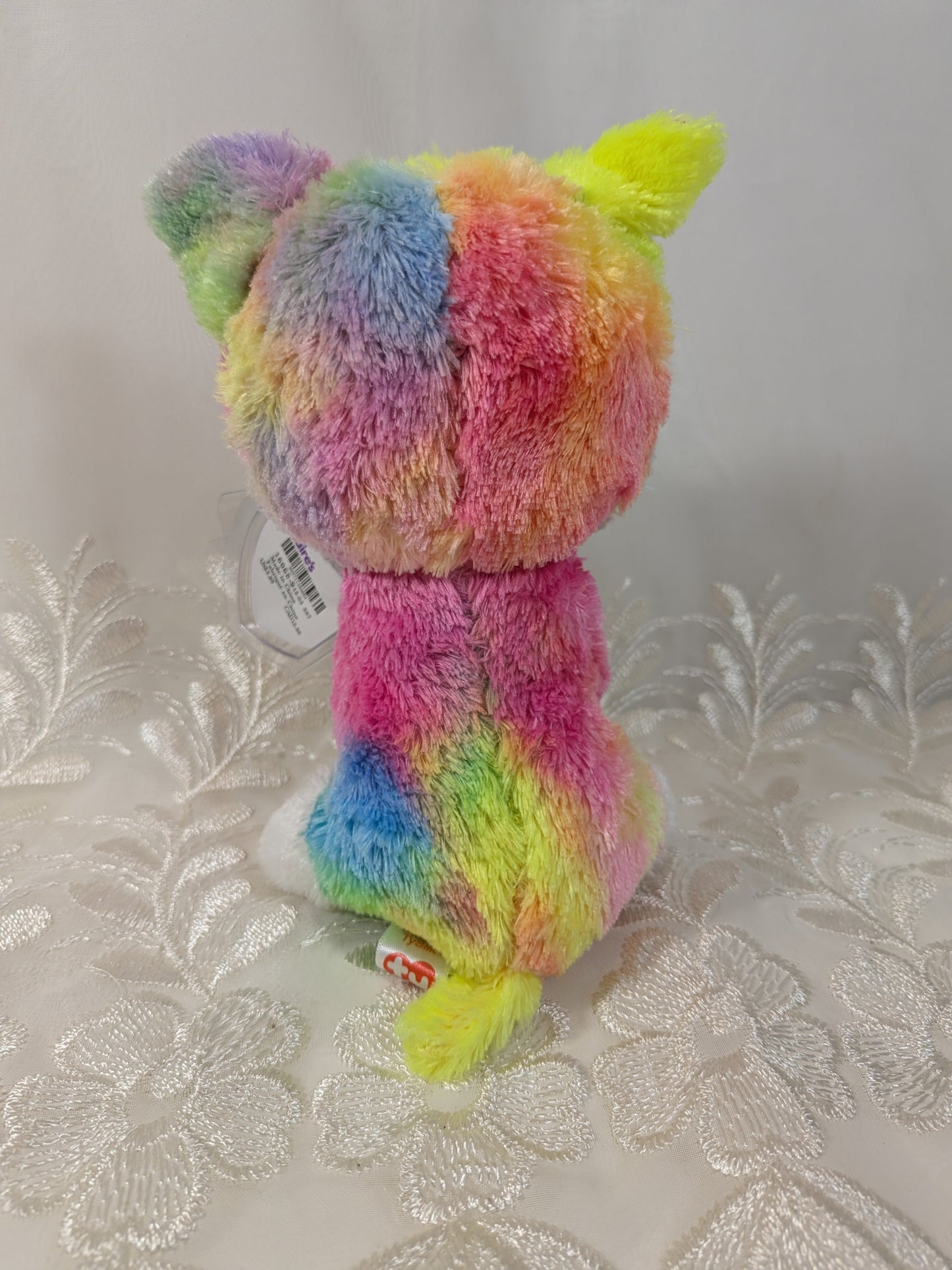 Ty Beanie Boo - Isla The Rainbow Dog - Claire's Exclusive (6in) Near Mint - Vintage Beanies Canada