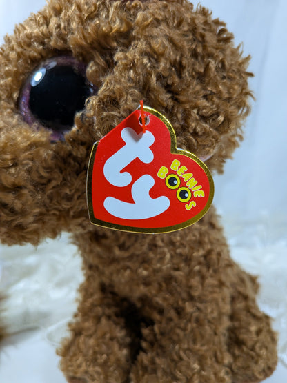 Ty Beanie Boo - Maddie The Brown Dog (9in) - Vintage Beanies Canada