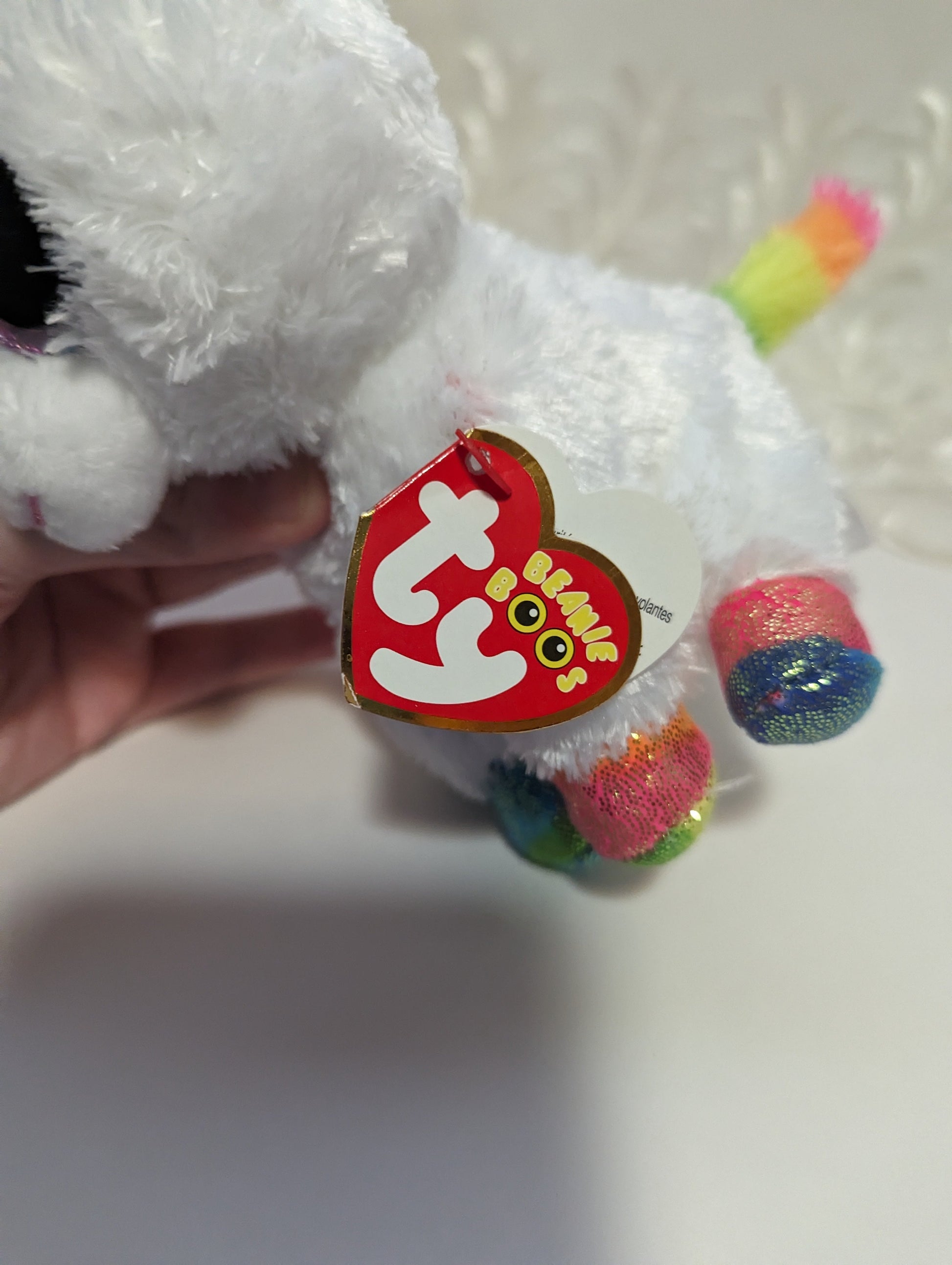 Ty Beanie Boo - Pixy The Unicorn (6in) Creased Hang Tag - Vintage Beanies Canada