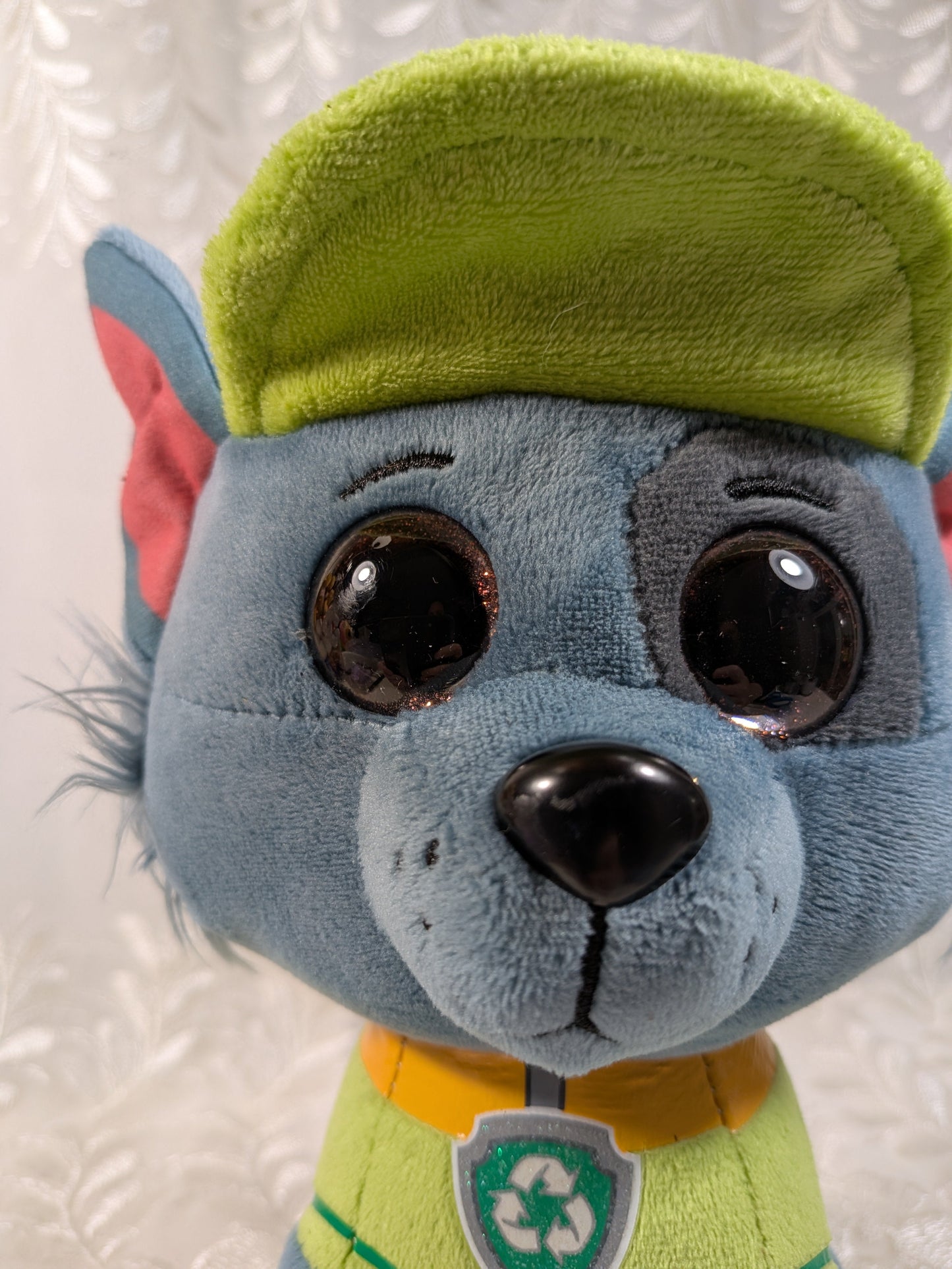 Ty Beanie Boo - Rocky the dog from Paw Patrol (9 in) No Tag, scuffed eye - Vintage Beanies Canada