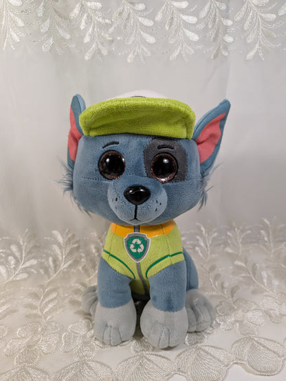Ty Beanie Boo - Rocky the dog from Paw Patrol (9 in) No Tag, scuffed eye - Vintage Beanies Canada