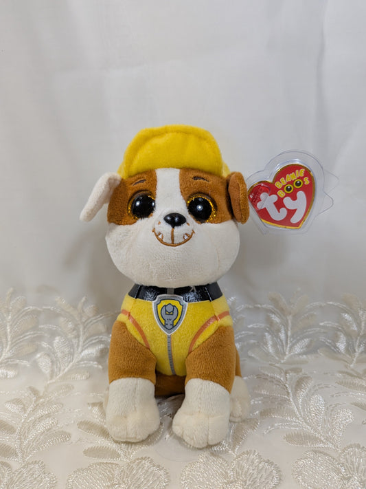 Ty Beanie Boo - Rubble The Dog From Paw Patrol (6in) - Vintage Beanies Canada