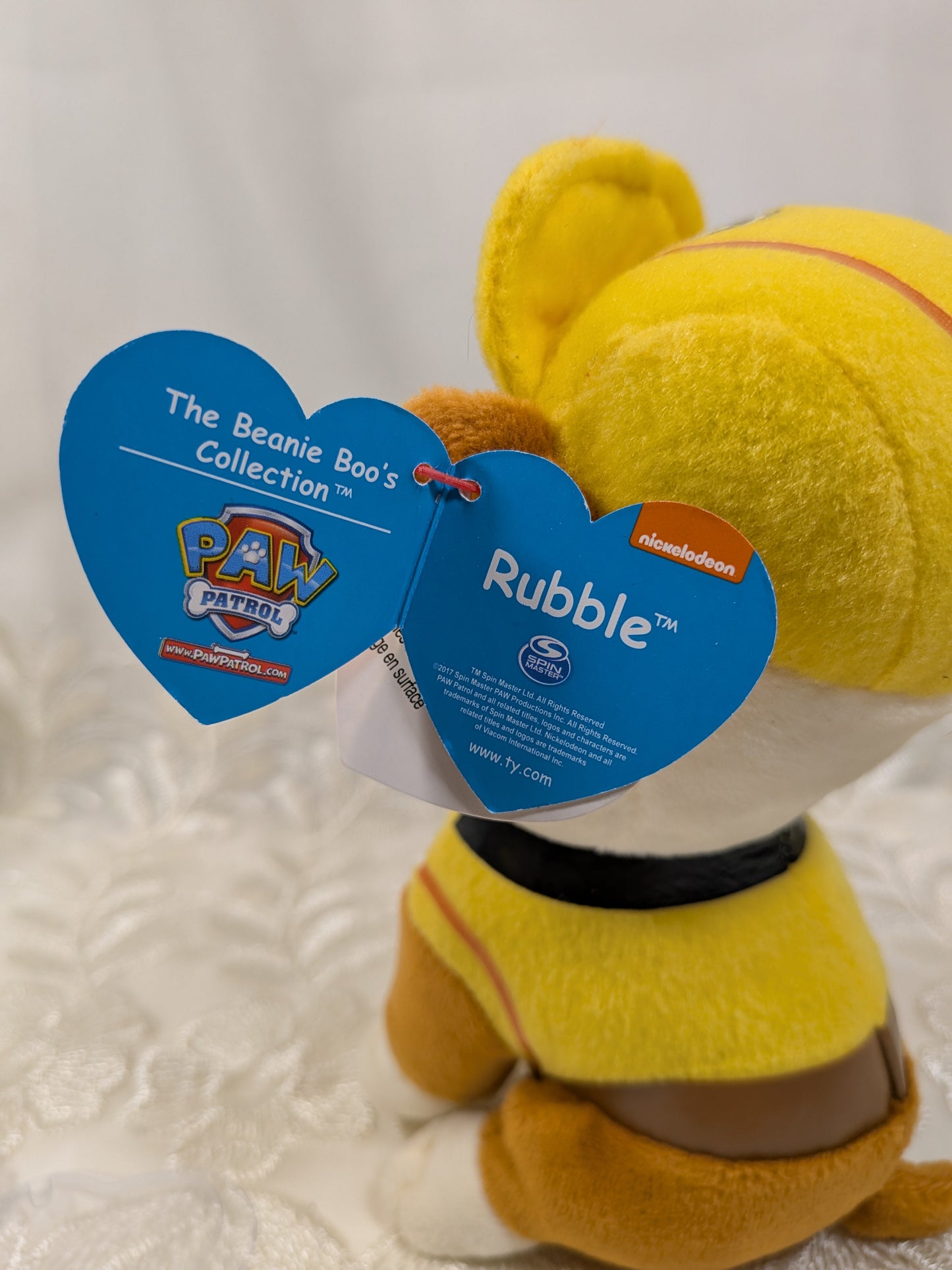 Ty Beanie Boo - Rubble The Dog From Paw Patrol (6in) - Vintage Beanies Canada