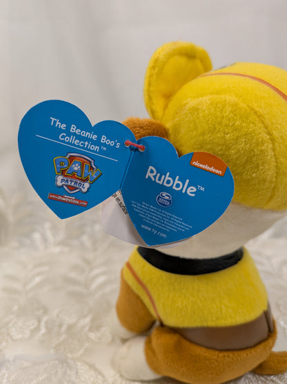 Ty Beanie Boo - Rubble The Dog From Paw Patrol (6in) - Vintage Beanies Canada