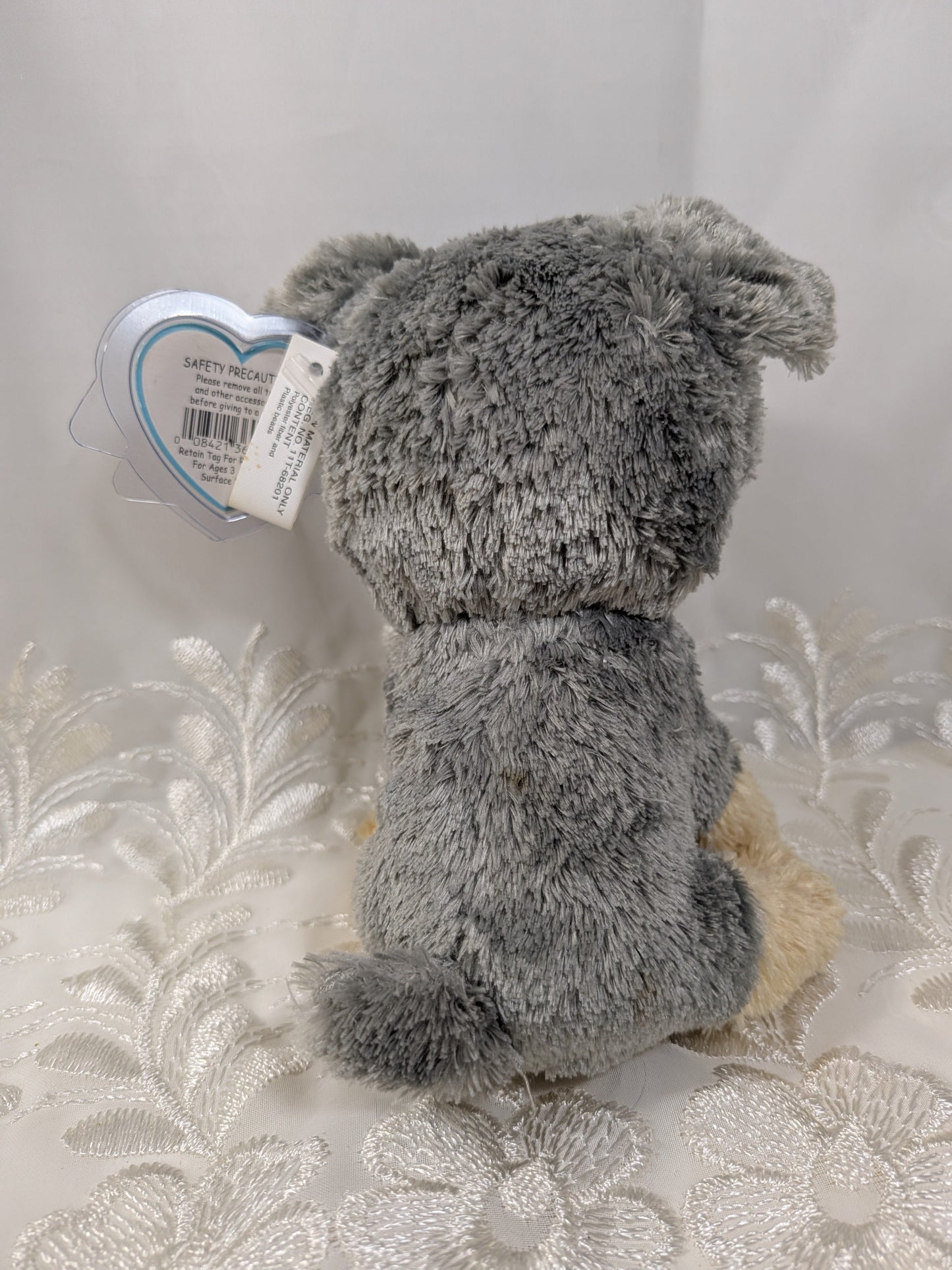 Ty Beanie Boo - Scraps The Schnauzer Dog (6in) First Generation, Purple Tag - Vintage Beanies Canada