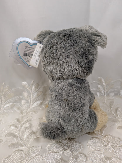Ty Beanie Boo - Scraps The Schnauzer Dog (6in) First Generation, Purple Tag - Vintage Beanies Canada