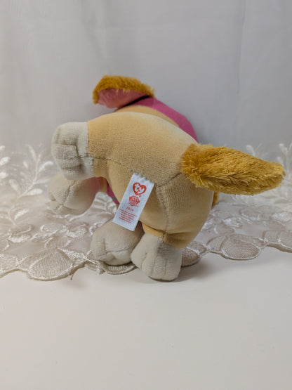 Ty Beanie Boo - Skye From Paw Patrol Dog With Pink Hat (9in) No Hang Tag, scuffed eyes - Vintage Beanies Canada
