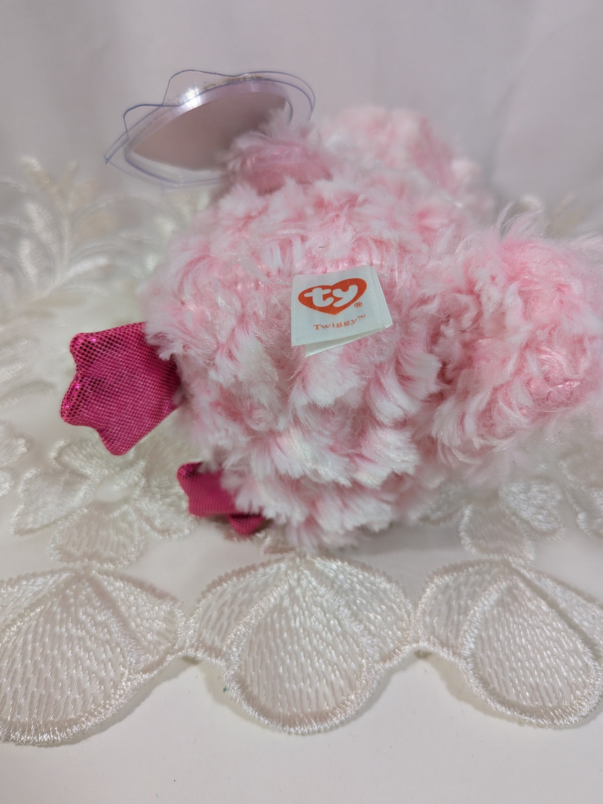 Ty Beanie Boo - Twiggy The Pink Owl (6in) - Vintage Beanies Canada