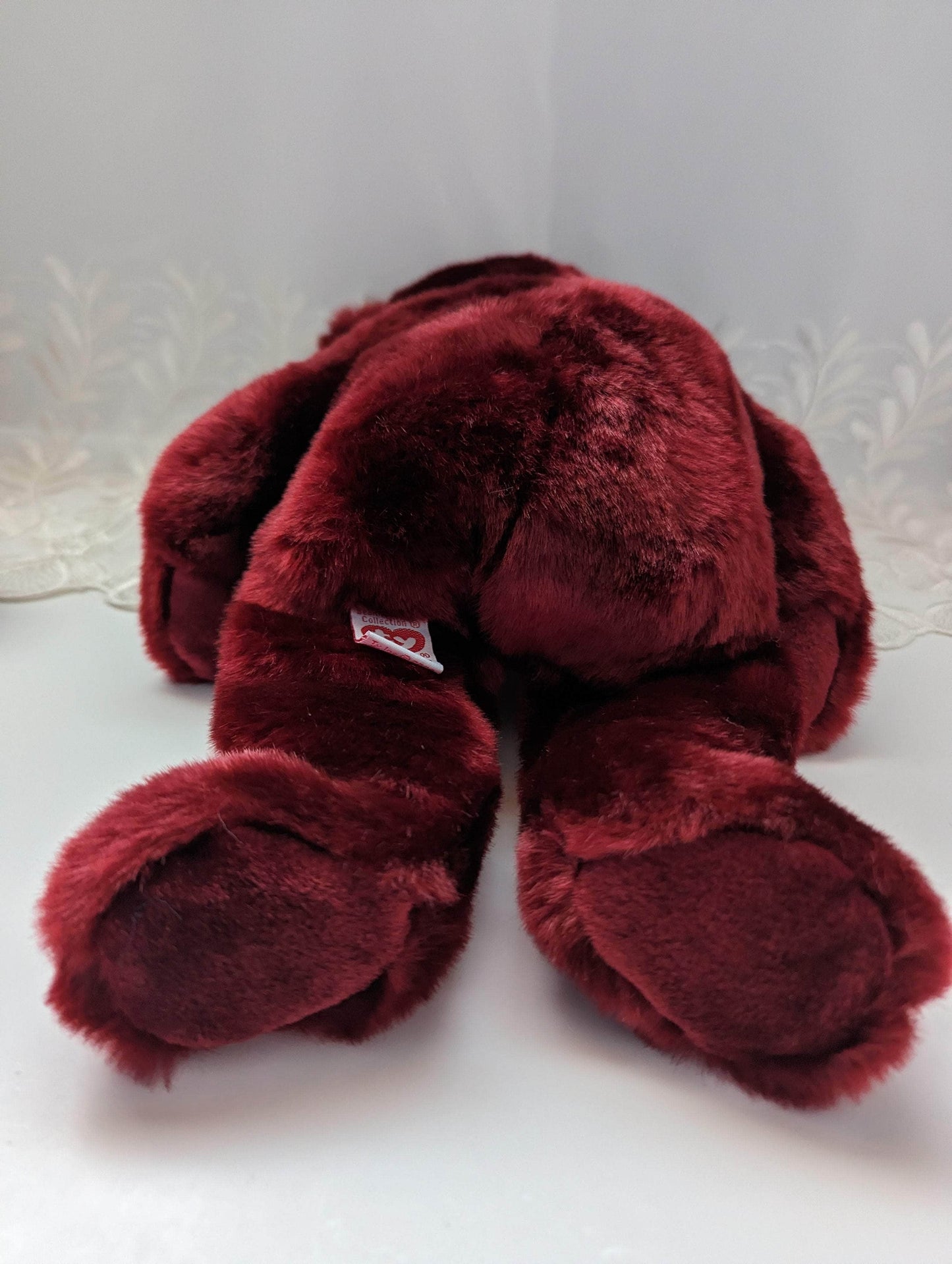 Ty Beanie Buddy - Buckingham The Burgundy Bear (13in) - Vintage Beanies Canada