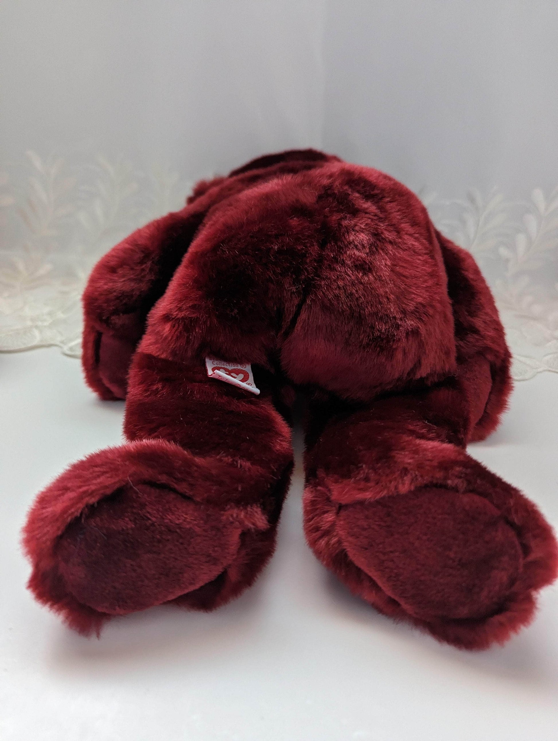 Ty Beanie Buddy - Buckingham The Burgundy Bear (13in) - Vintage Beanies Canada