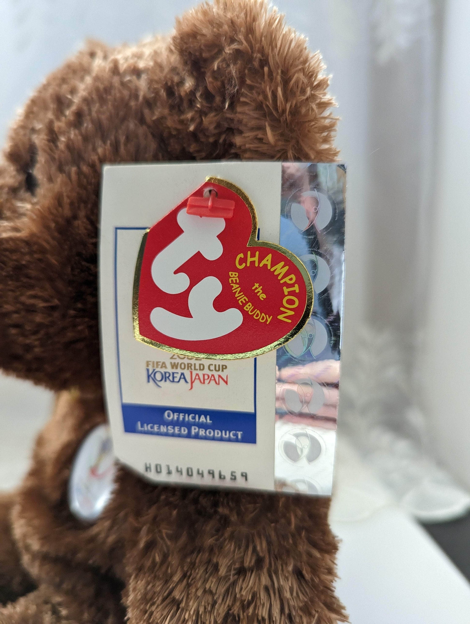 Ty Beanie Buddy - Champion the FIFA bear (USA Version) 13in - Vintage Beanies Canada