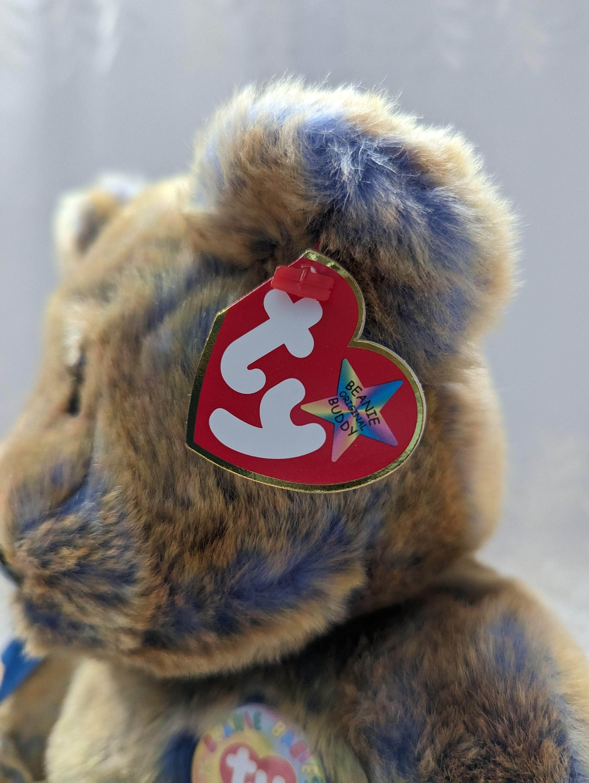 Ty Beanie Buddy - Clubby III The Gold Bear (13in) - Vintage Beanies Canada
