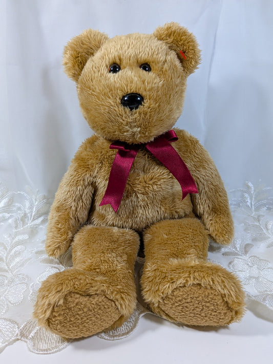 Ty Beanie Buddy - Curly the brown Bear (13in) No Tag - Vintage Beanies Canada