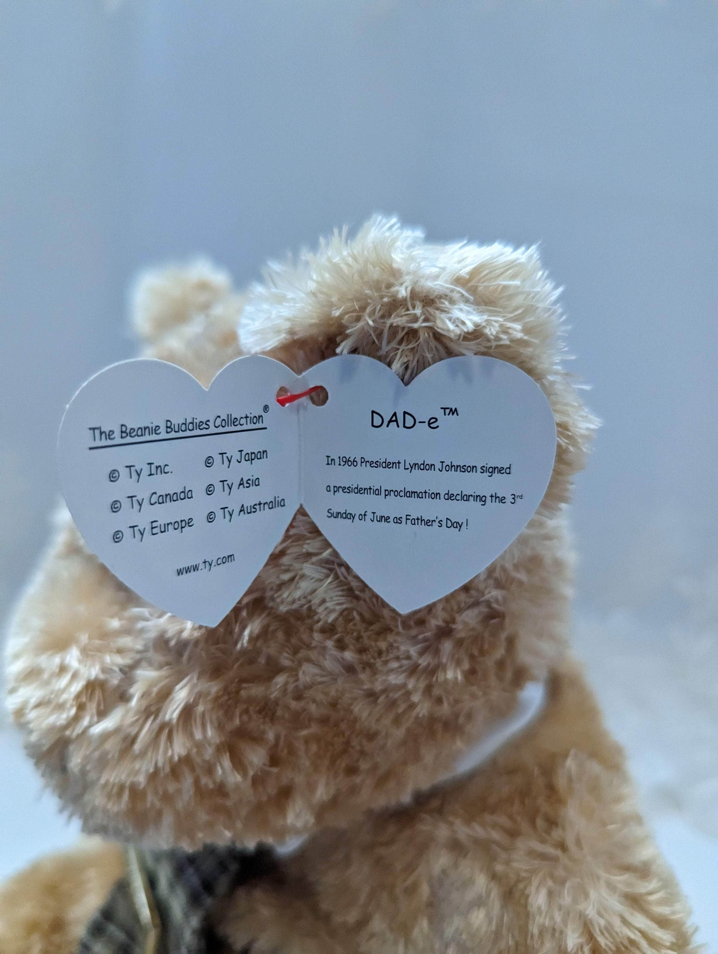 Ty Beanie Buddy - DAD-e The Father's Day Bear (13in) - Vintage Beanies Canada