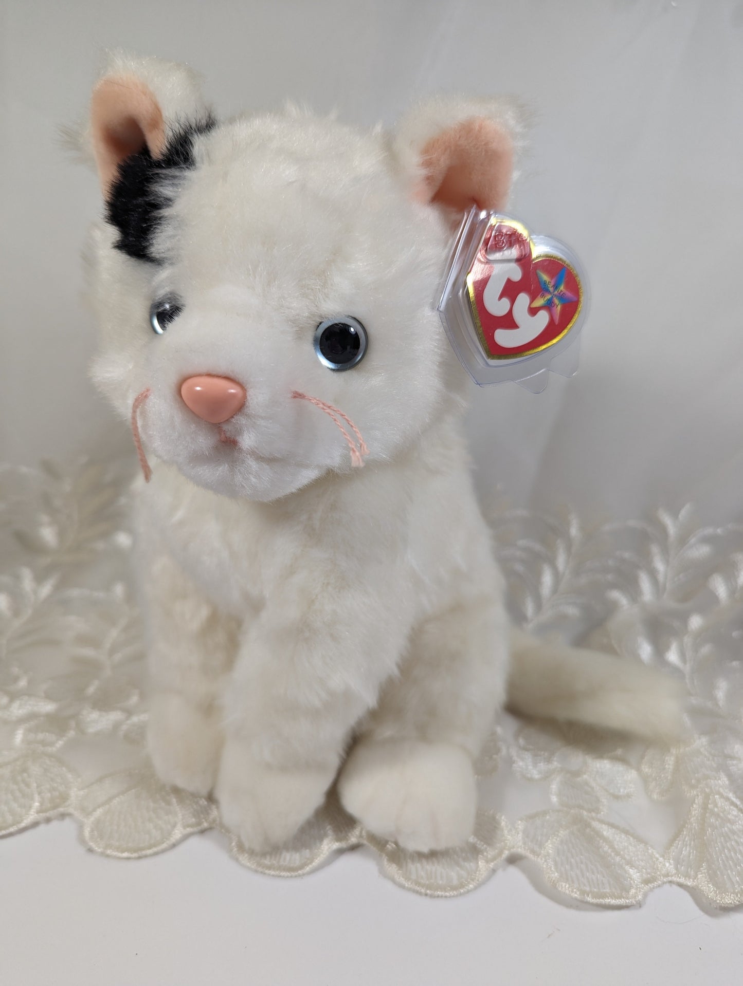 Ty Beanie Buddy - Delilah the cat (10 in) *Rare* Non - mint Tag - Vintage Beanies Canada