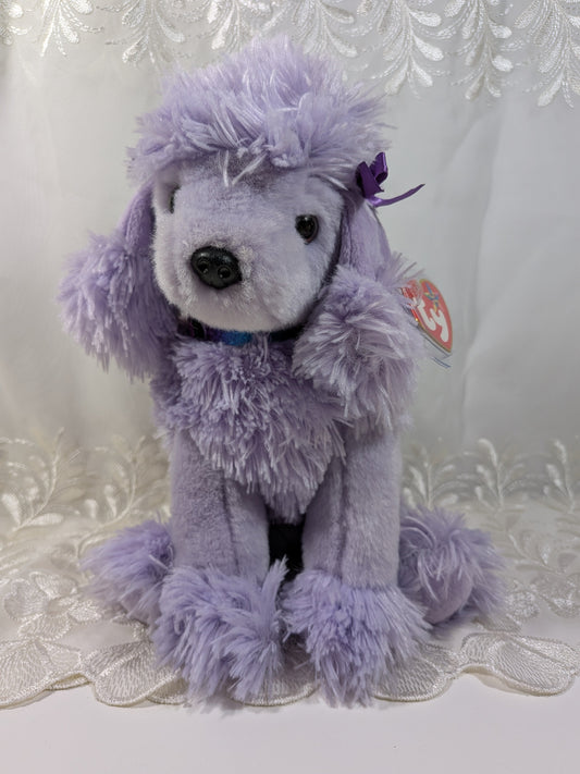 Ty Beanie Buddy - Demure The Purple Poodle Dog (10 In) - Vintage Beanies Canada