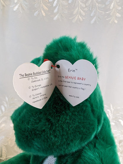 Ty Beanie Buddy - Erin The St Patrick's Day Bear (14in) - Vintage Beanies Canada