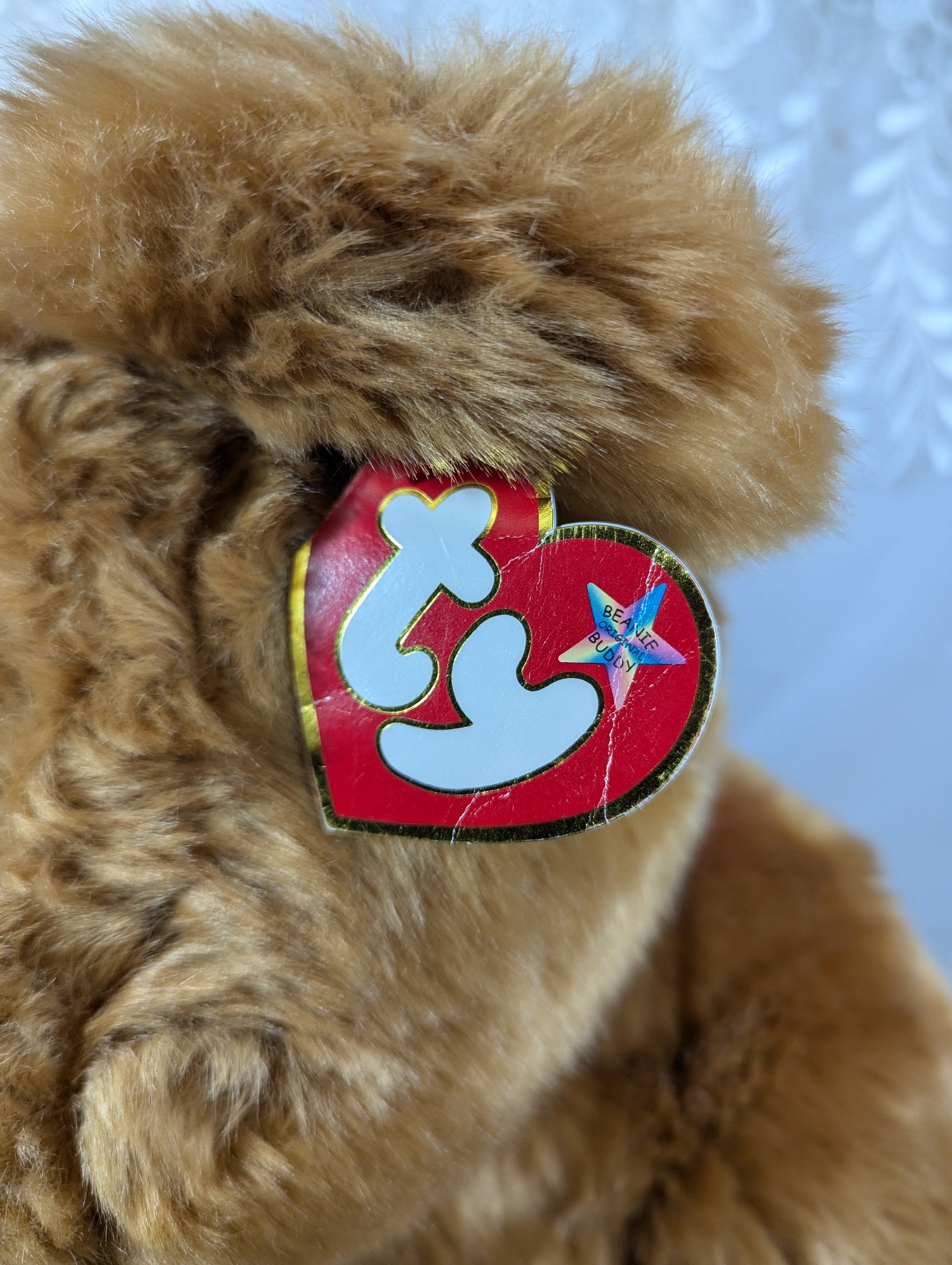 Ty Beanie Buddy - Extra Large 1997 Holiday Teddy (28 in) *Rare* Creased tag - Vintage Beanies Canada