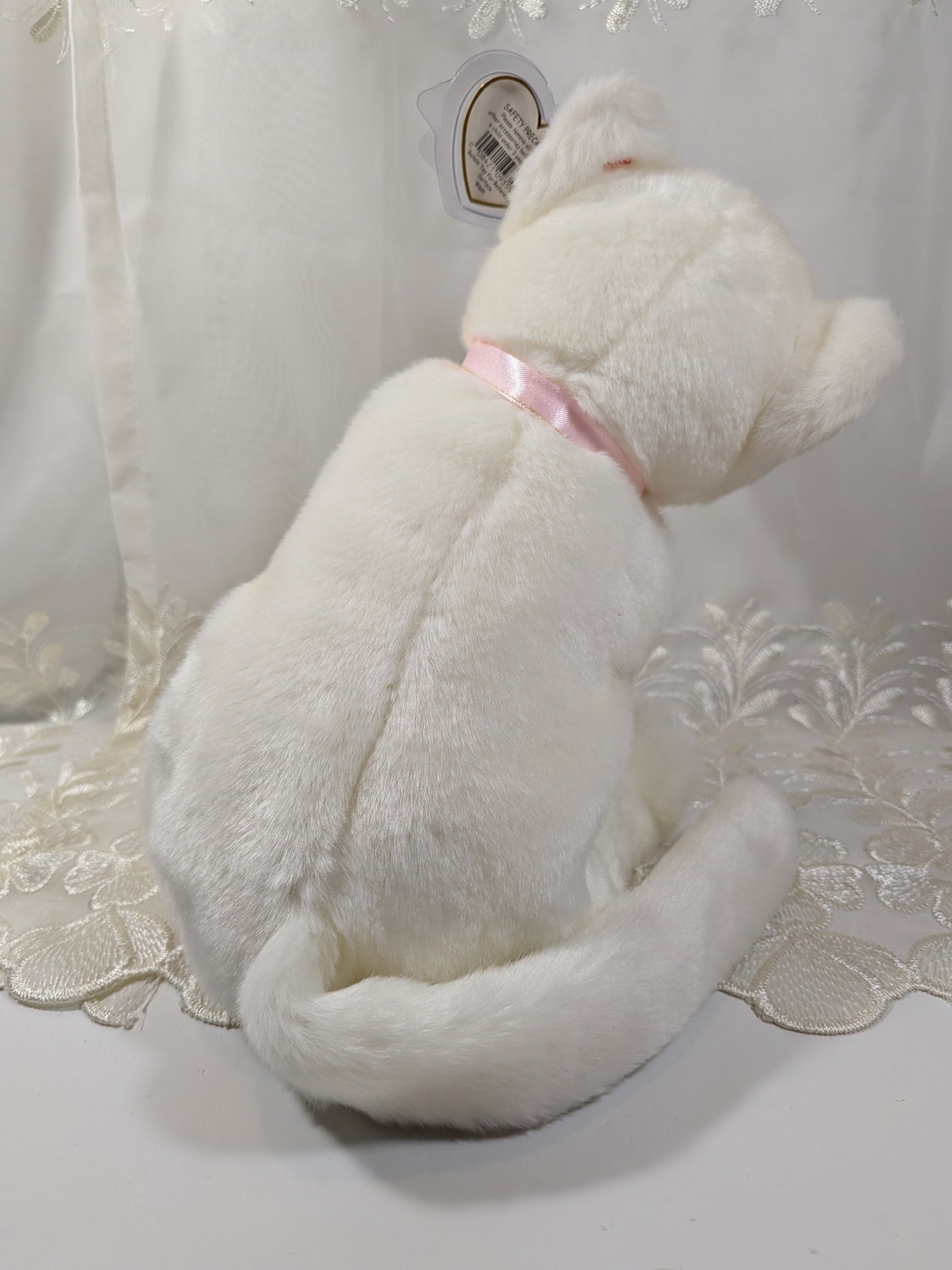 Ty Beanie Buddy - Flip The White Cat (10.5in) - Vintage Beanies Canada