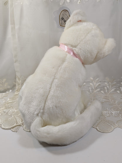 Ty Beanie Buddy - Flip The White Cat (10.5in) - Vintage Beanies Canada
