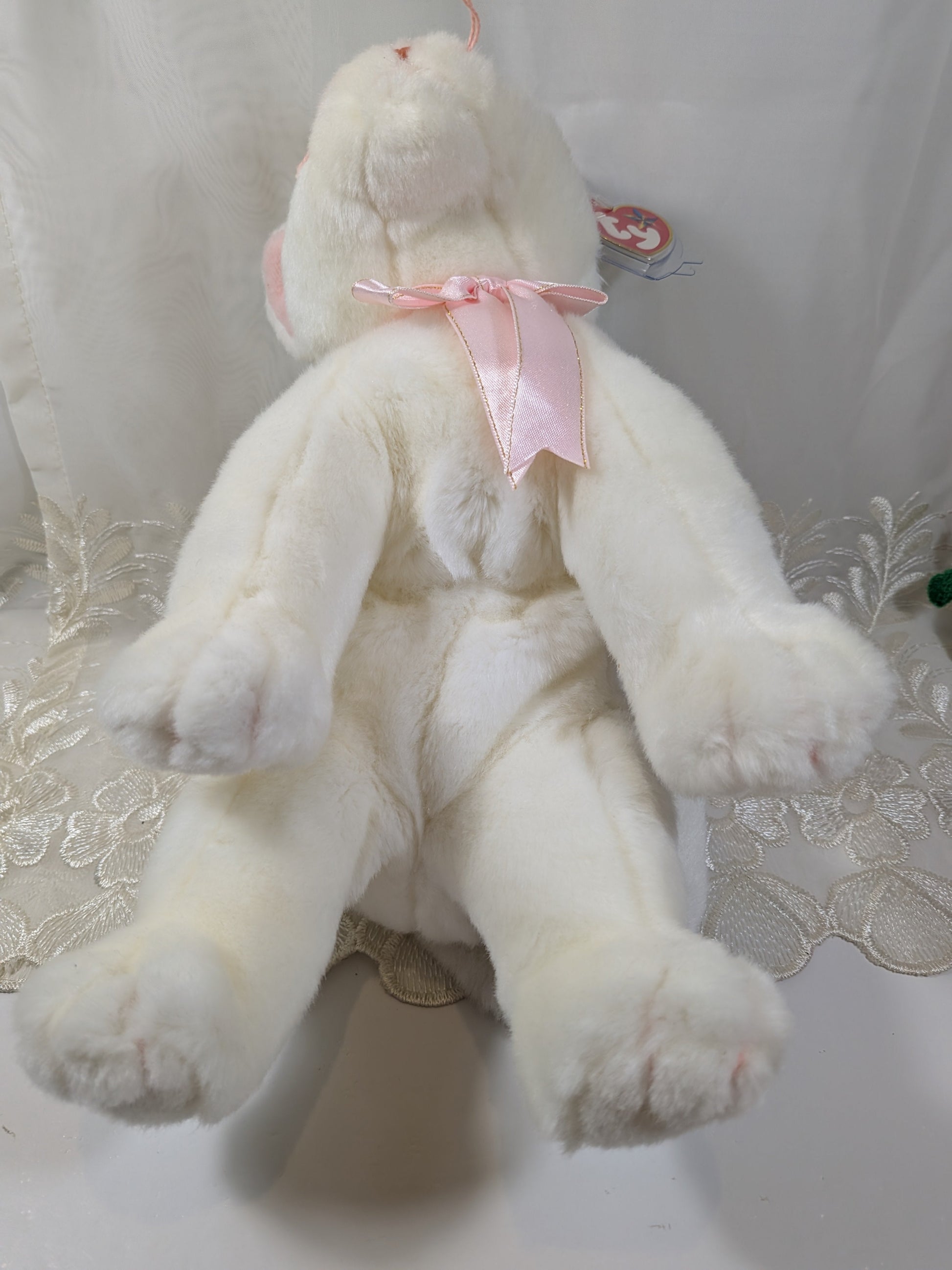 Ty Beanie Buddy - Flip The White Cat (10.5in) - Vintage Beanies Canada