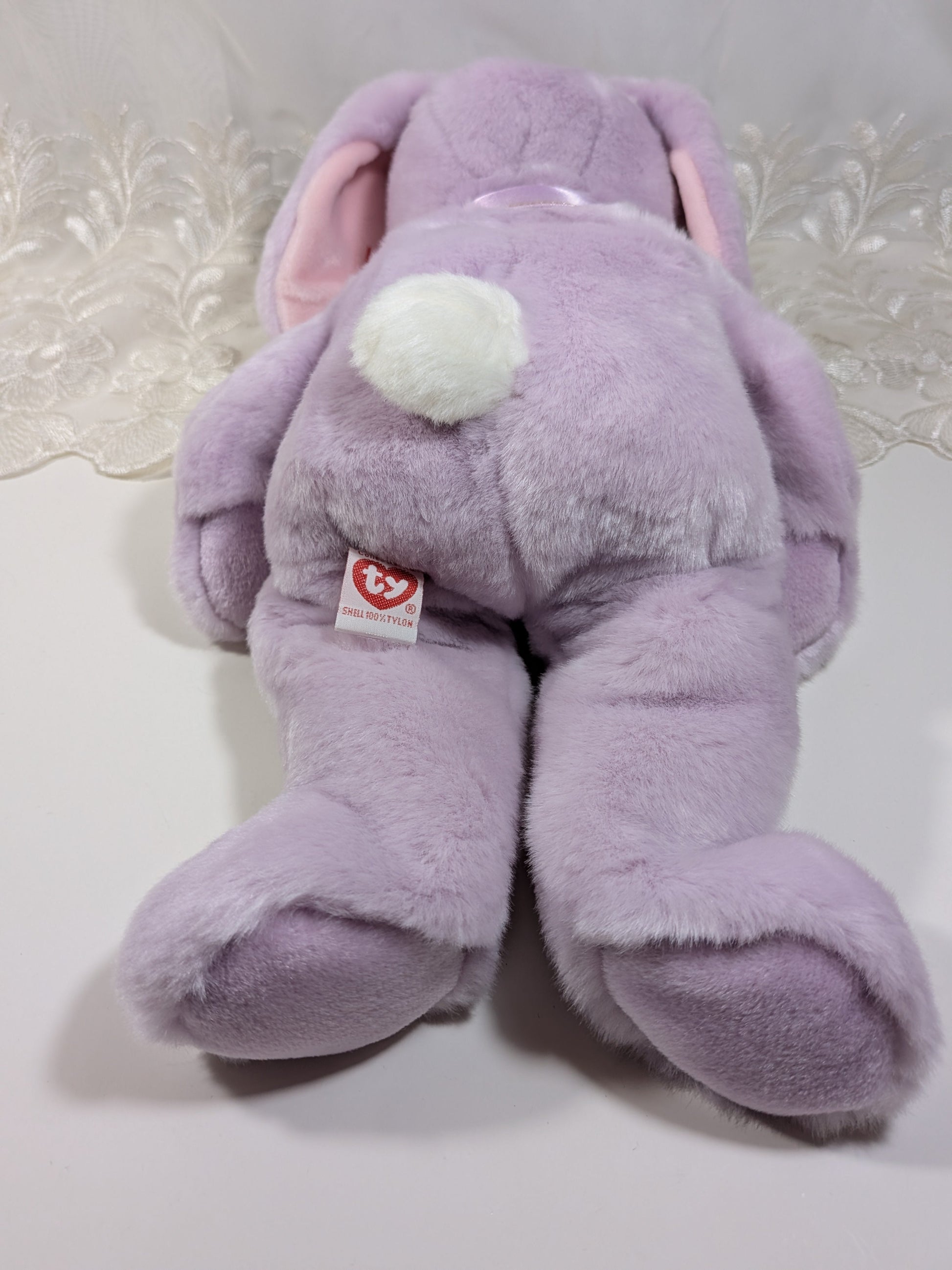 Ty Beanie Buddy - Floppity The Purple Bunny (13in) - Vintage Beanies Canada