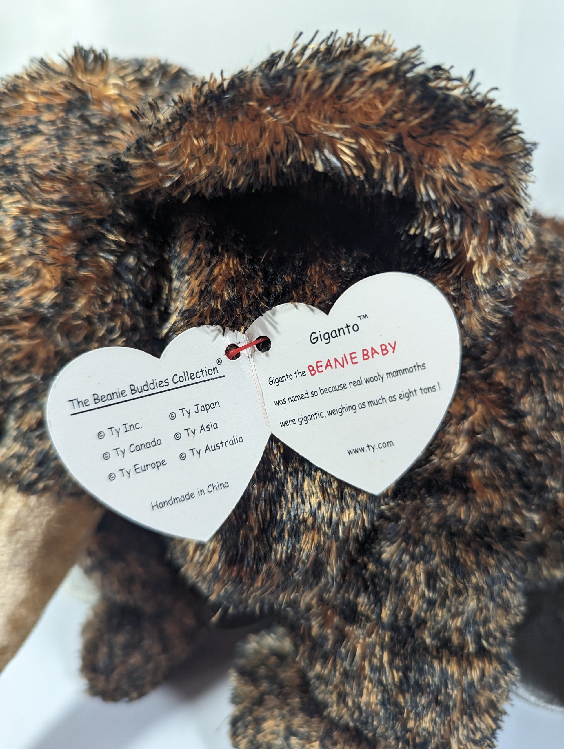 Ty Beanie Buddy - Giganto the Woolly Mammoth (10 in) - Vintage Beanies Canada