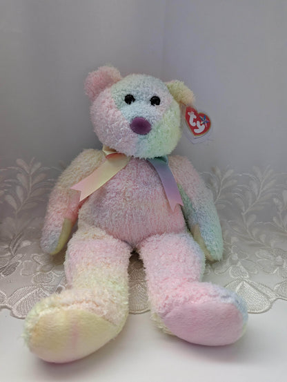 Ty Beanie Buddy - Groovy The Multicolored Bear (13in) - Vintage Beanies Canada