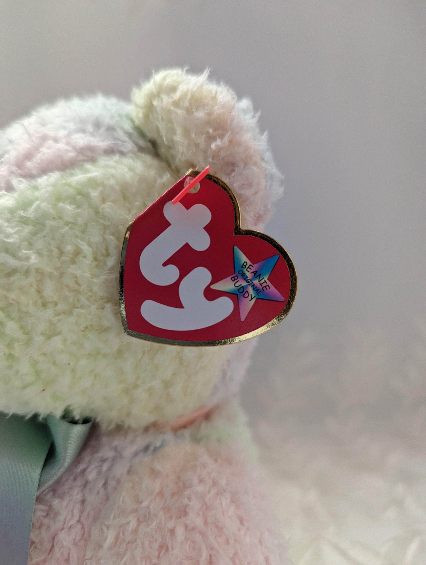 Ty Beanie Buddy - Groovy The Multicolored Bear (13in) - Vintage Beanies Canada