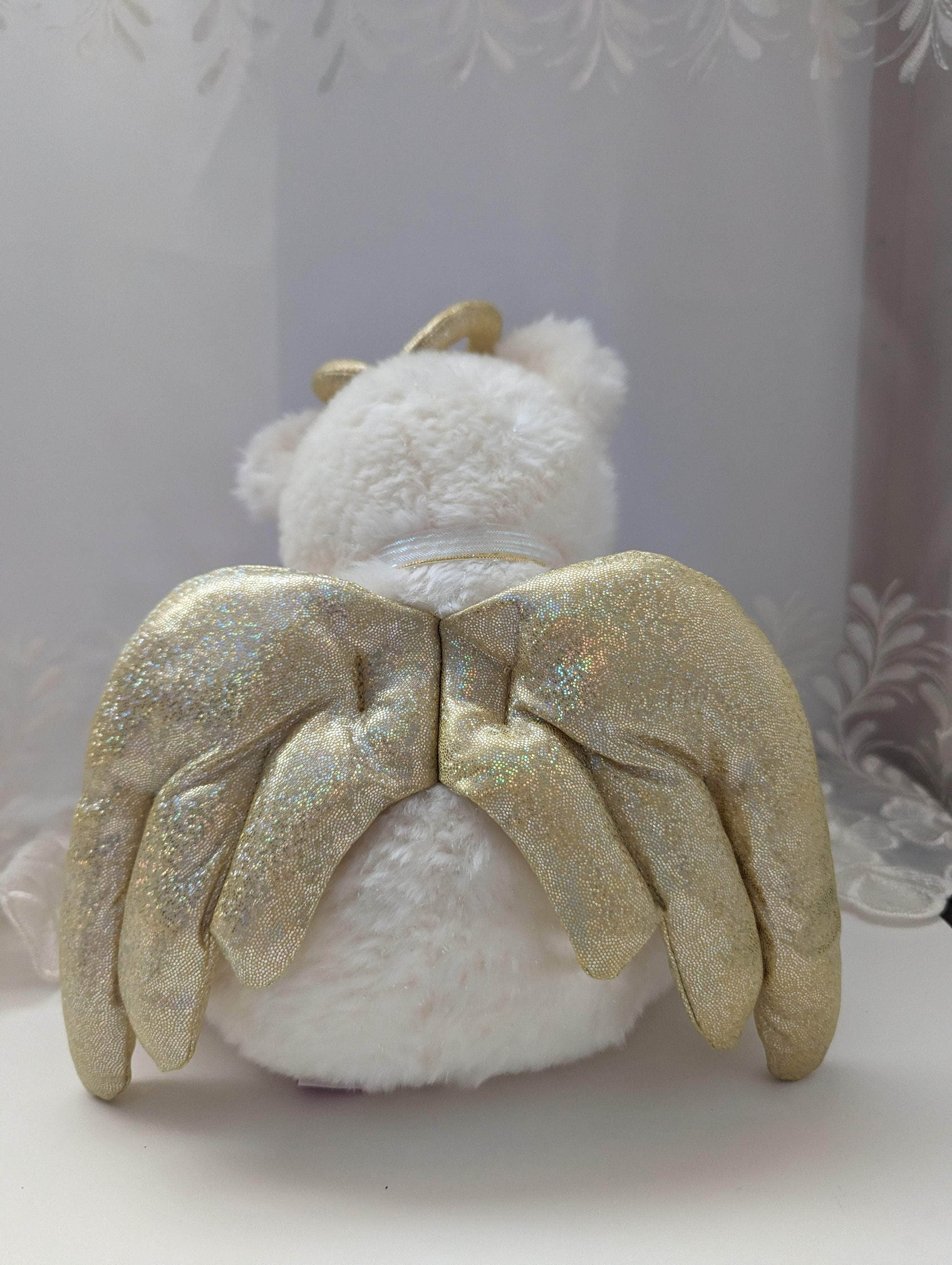 Ty Beanie Buddy - Halo II The Angel Bear (13in) - Vintage Beanies Canada