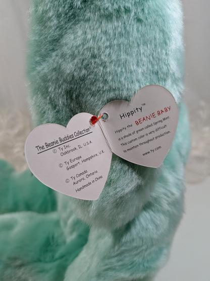 Ty Beanie Buddy - Hippity The Green Bunny Rabbit (13in) - Vintage Beanies Canada