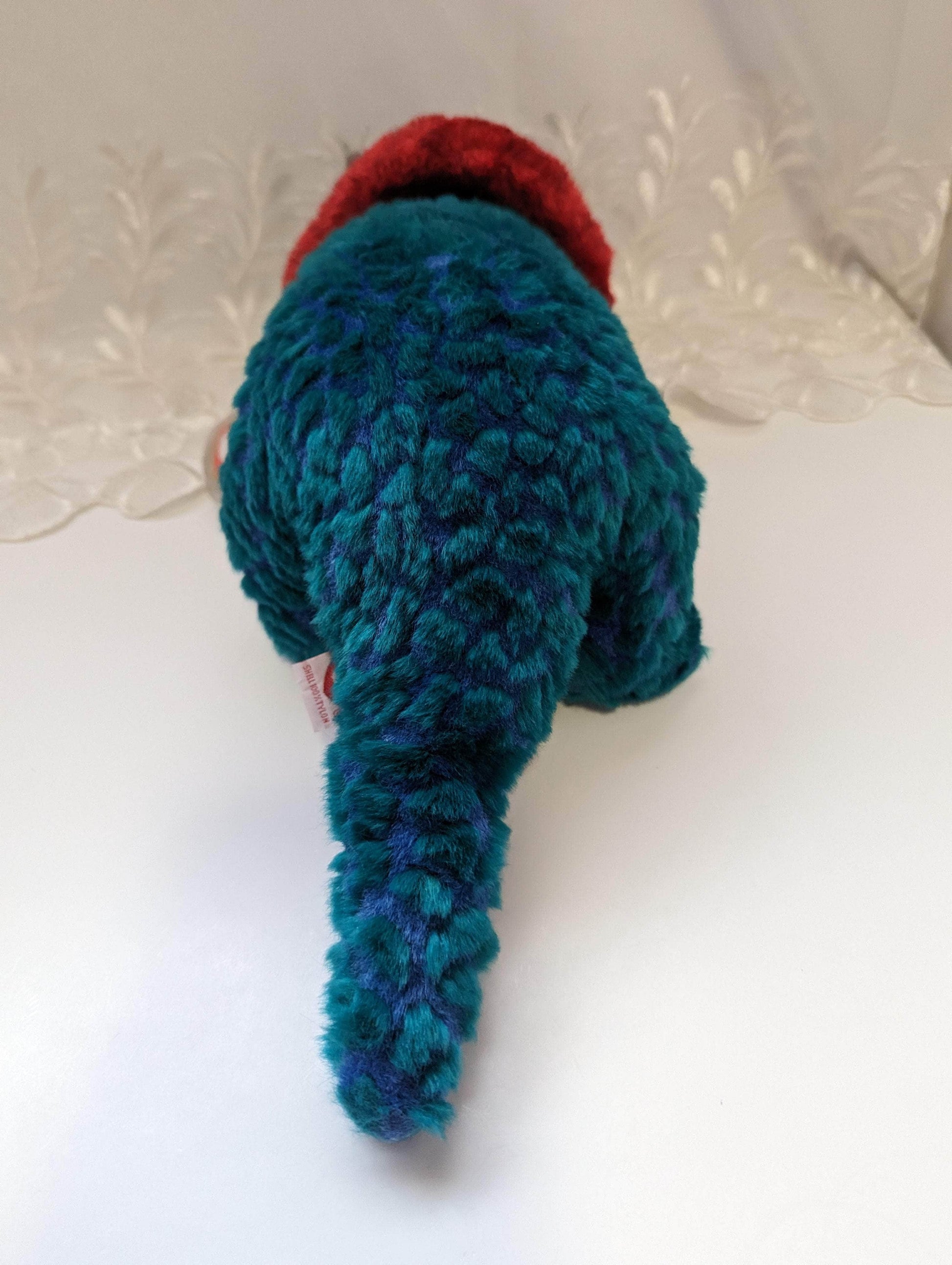 Ty Beanie Buddy - Hornsly The Dinosaur - Mint Vintage Retired Collectible Plush Toy (14in) - Vintage Beanies Canada