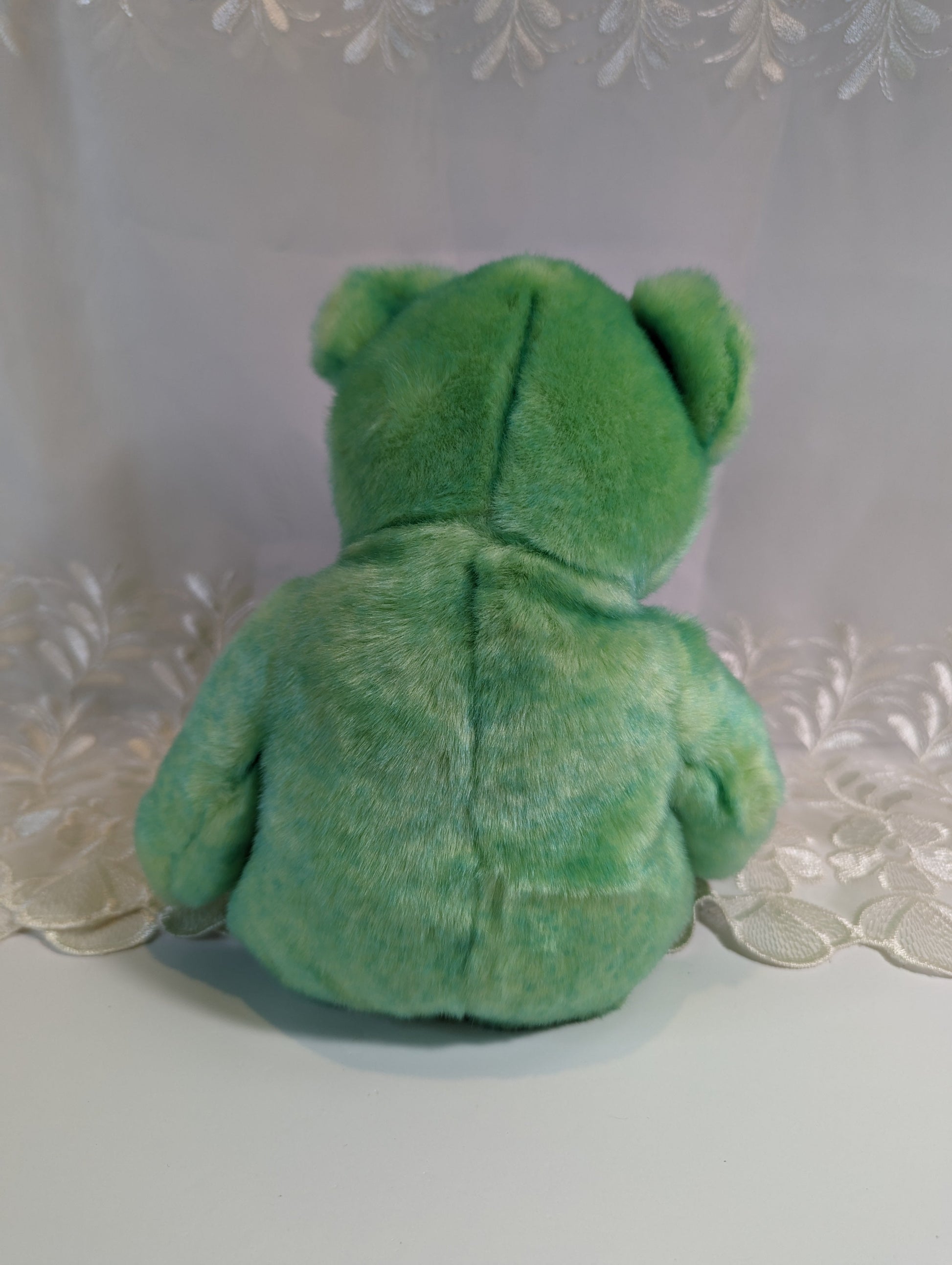 Ty Beanie Buddy - Kicks The Green Soccer Bear (13 in) - Vintage Beanies Canada