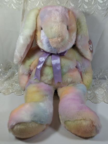 Ty Beanie Buddy - Large Hippie the Tie Dye Bunny (20in) *Rare* - Vintage Beanies Canada