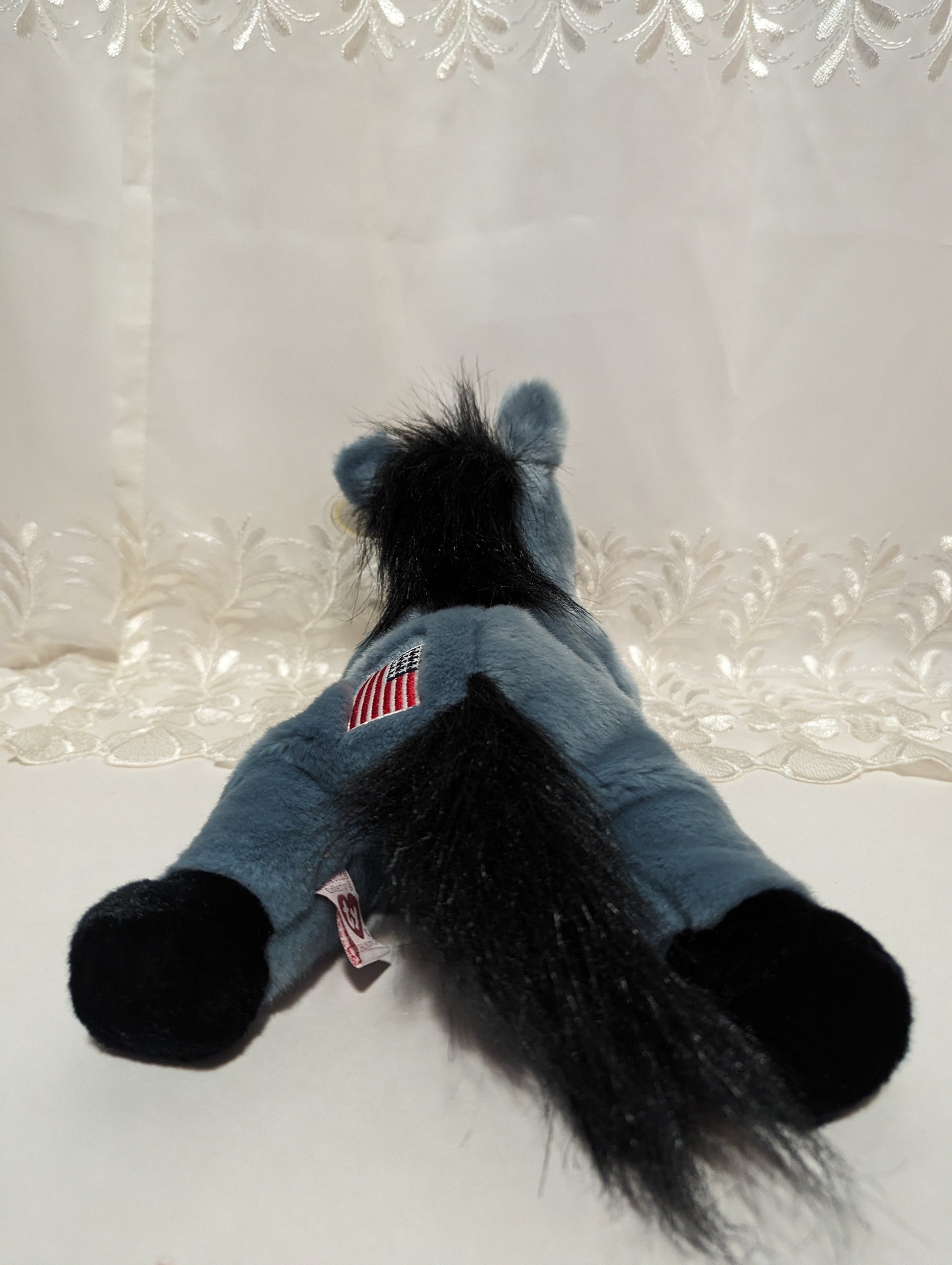 Ty Beanie Buddy - Lefty the donkey (13in) - Vintage Beanies Canada