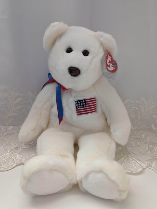 Ty Beanie Buddy - Libearty The Bear (USA exclusive) (14in) - Vintage Beanies Canada