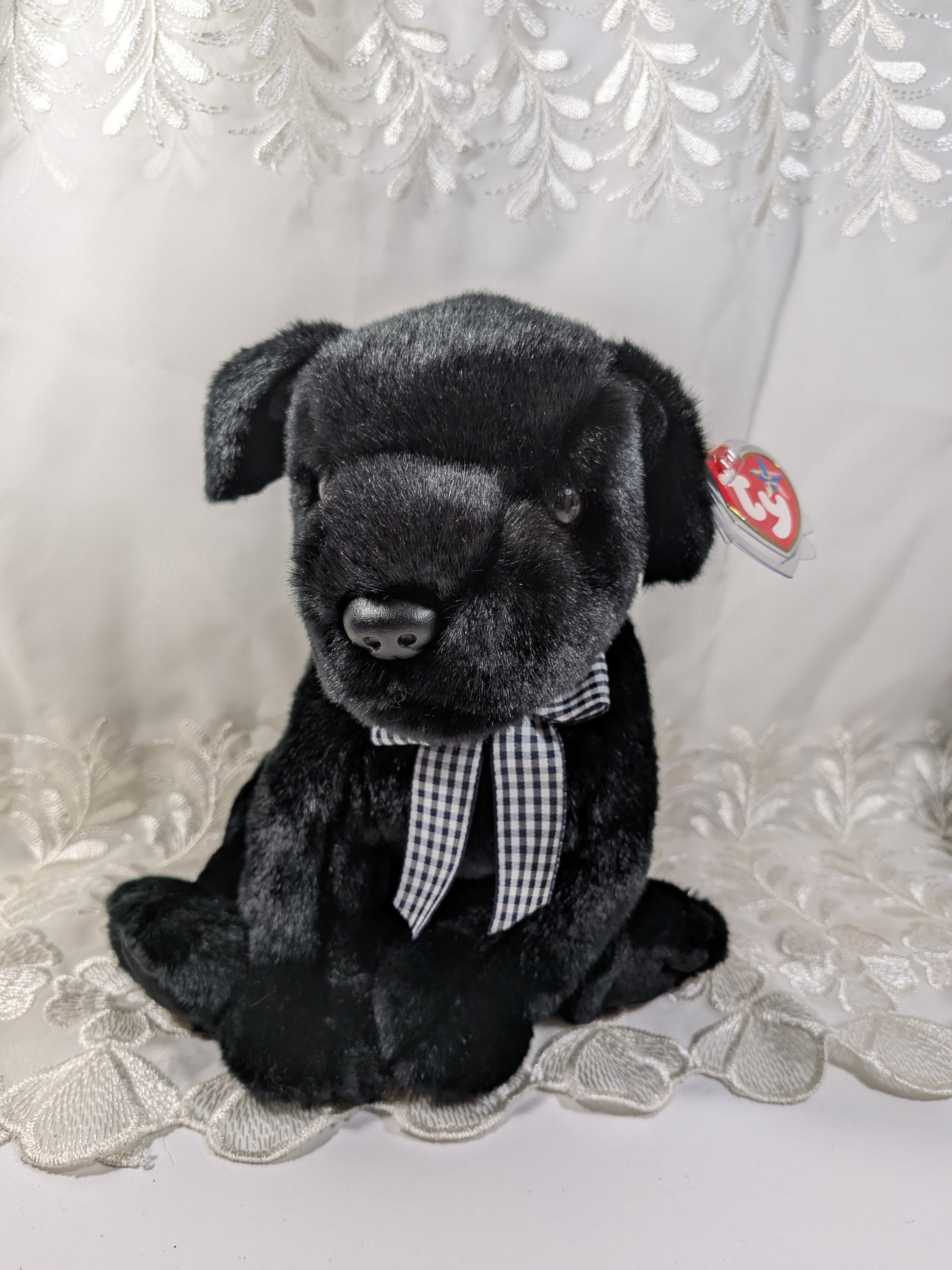 Ty Beanie Buddy - Luke the Black Lab Dog (9.5in) - Vintage Beanies Canada